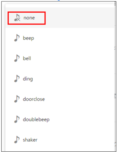 Zoho SalesIQサウンドオフ