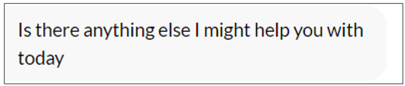 Zoho SalesIQ チャットボットの英語リマインダー